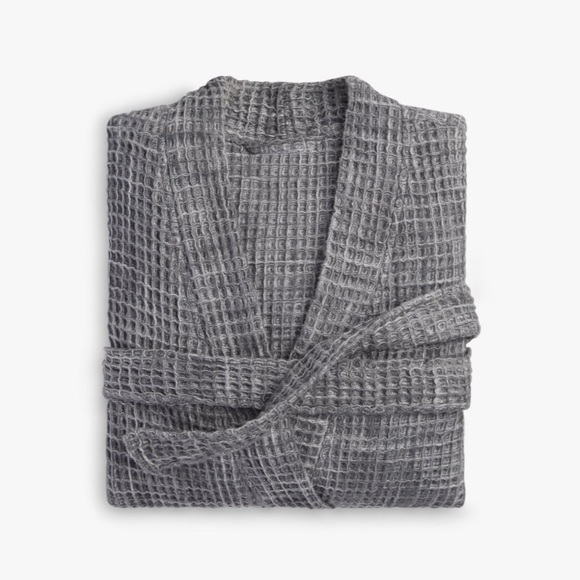 Parachute Other - Parachute Unisex Waffle Robe in Gray